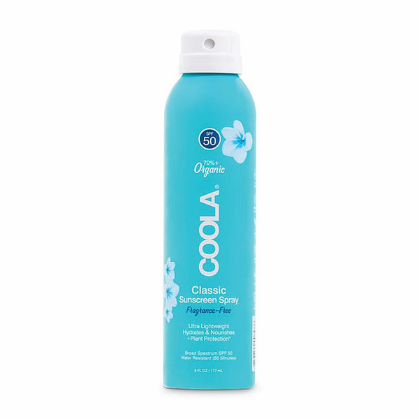 COOLA Organic Body Sunscreen Spray SPF 50 ~ Fragrance Free