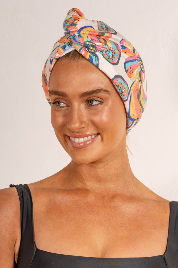 LOUVELLE Riva Hair Towel Wrap Tutti Frutti