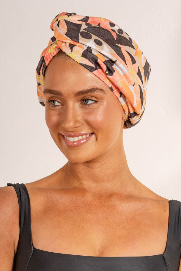 LOUVELLE Riva Hair Towel Sunkissed Lily