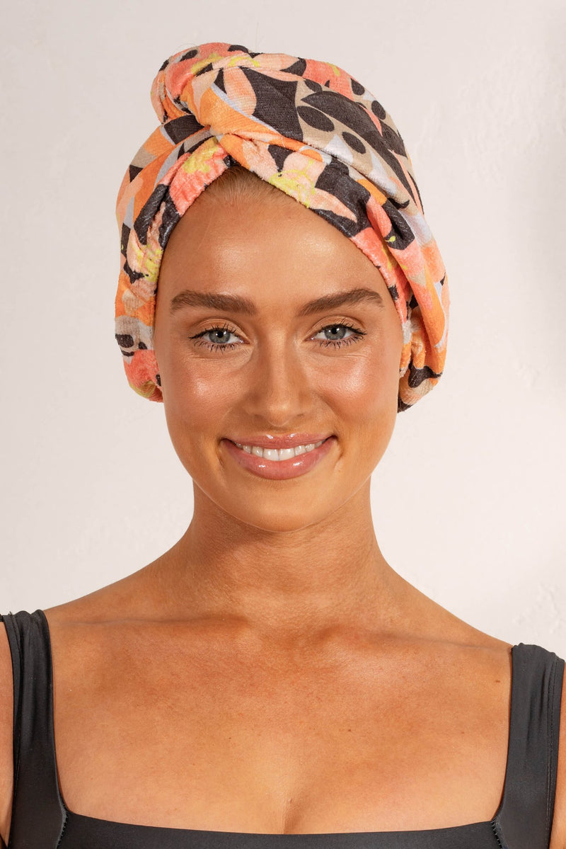 LOUVELLE Riva Hair Towel Sunkissed Lily