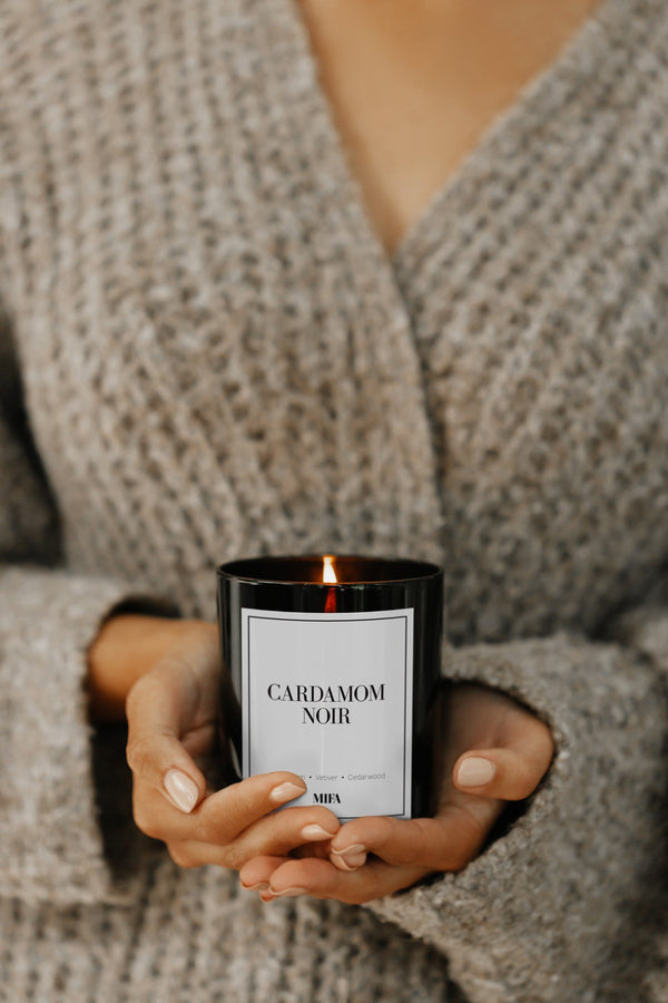 MIFA and Co. Cardamom Noir Candle Holiday Limited Edition Candle 100% Natural